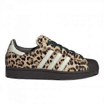 Adidas Womens/Ladies Superstar Leopard Print Low Trainers