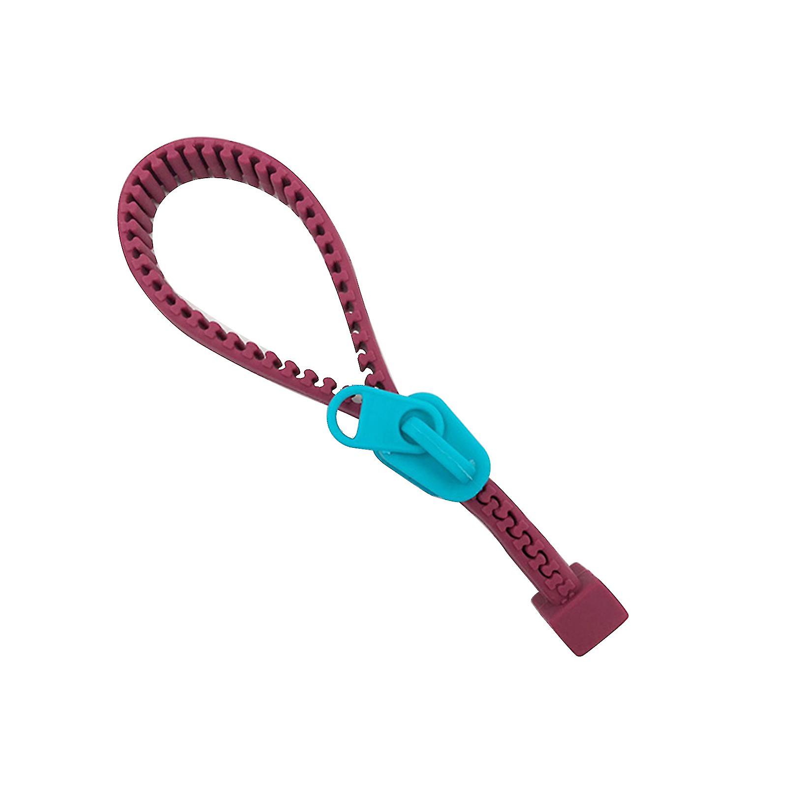 Multi-pupose Manual Adjustable Silicone Zipper Can Bottle Opener Lid Gripper