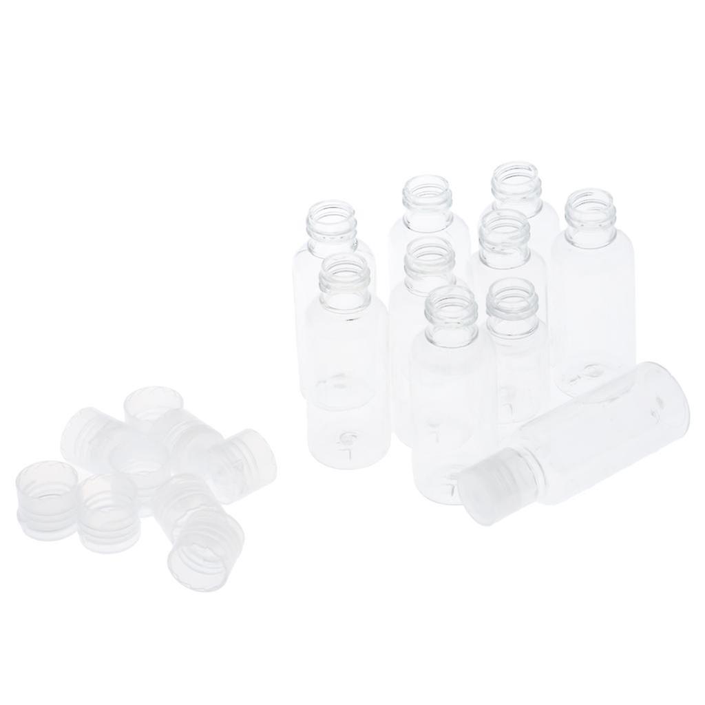 10pcs Liquid Sampling Bottle Essential Oils Lotion Cream Storage Vials 30ml