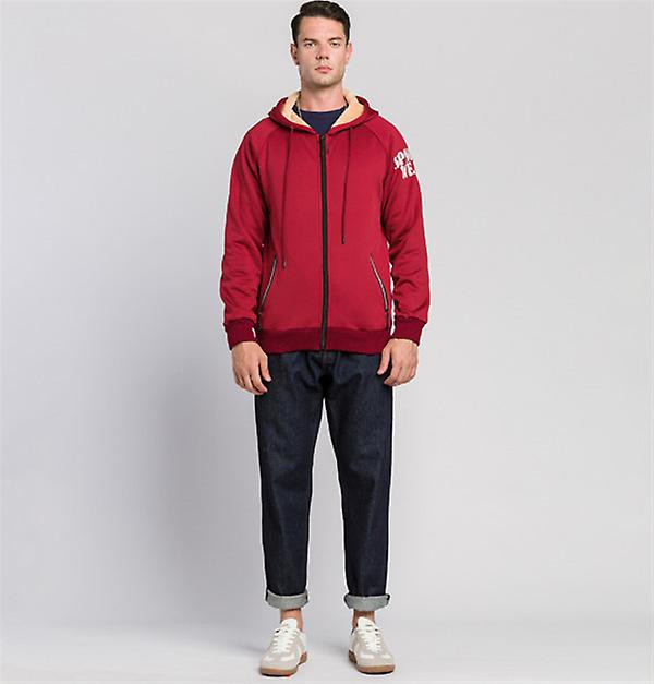 2022 Winter New Sports Men's Letter Printing Sweater Plus Velvet Zipper Cardigan Hooded Jacket Men