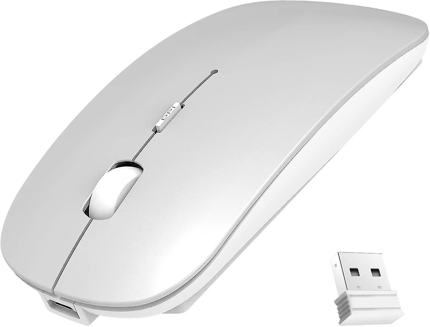 Wireless Mouse,slim Wireless Portable Mobile Mouse,2.4g Noiseless Mouse