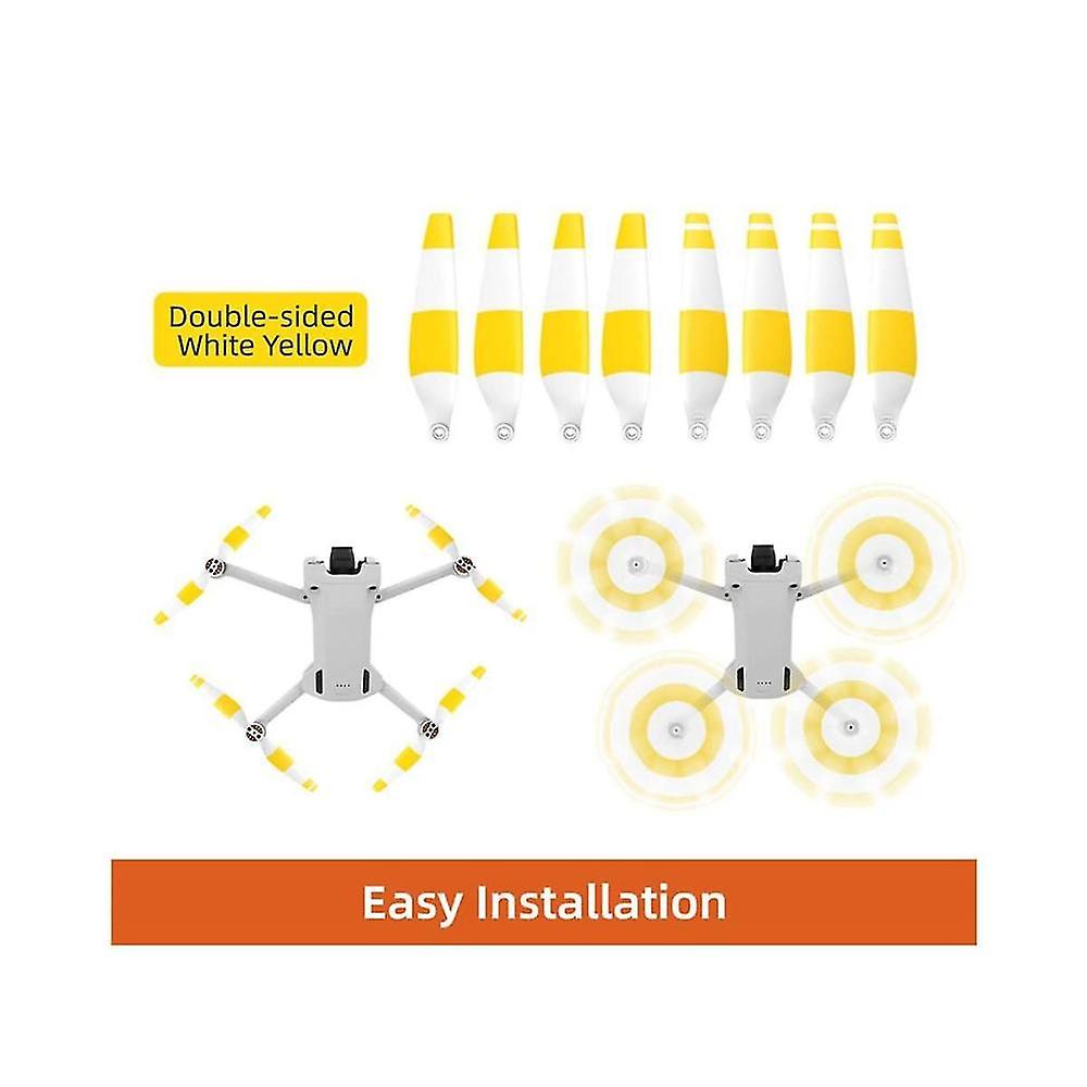 For Mini 3 Propellers Compatible With Mini 3 Pro Drone Replacement Low-noise Quick-release Blades A