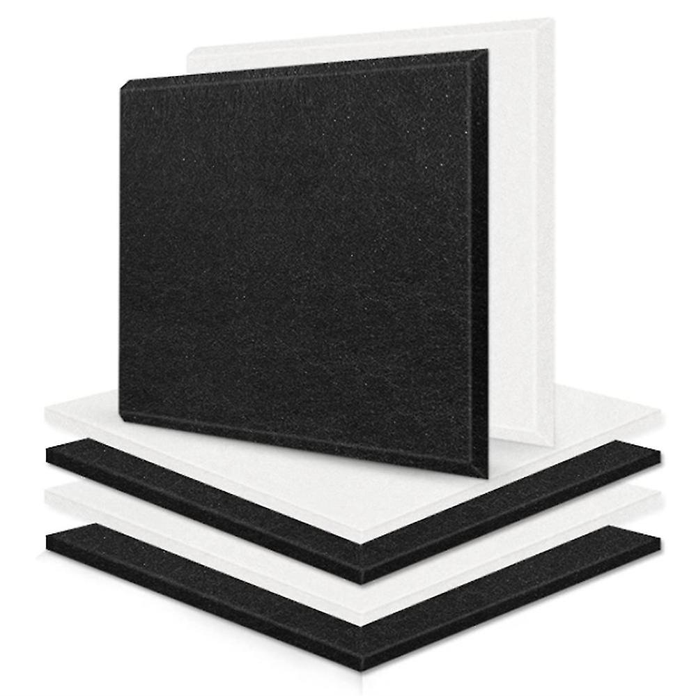 6 Pack Acoustic Panels High Density Soundproof Wall Panels Sound Absorbing Tiles For Recording Stud