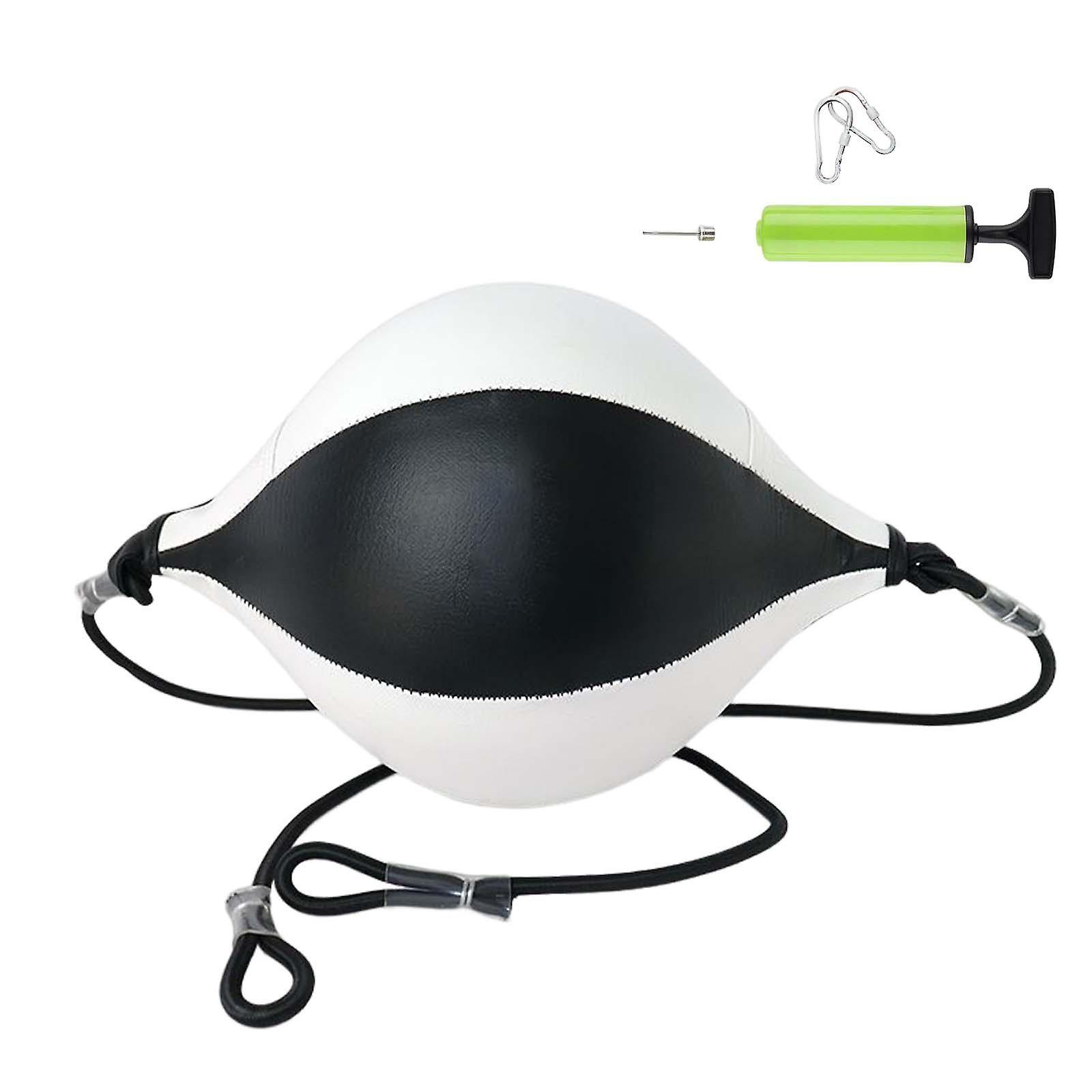 Double End Punching Bag Elastic Rope Portable Inflatable Training Speed Ball D