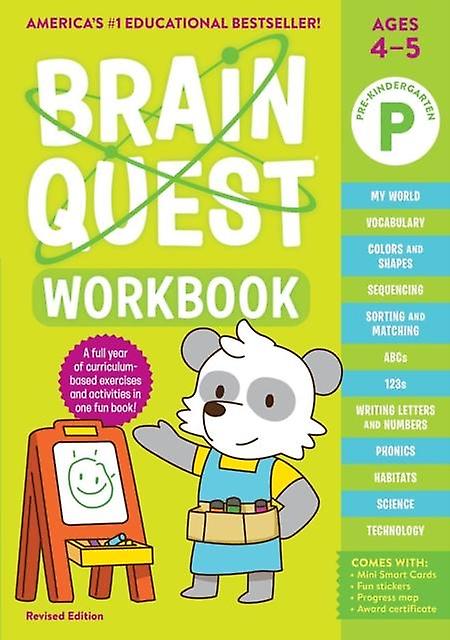 Brain Quest Workbook Prek Revised Edition by Workman Publishing Paperback Book