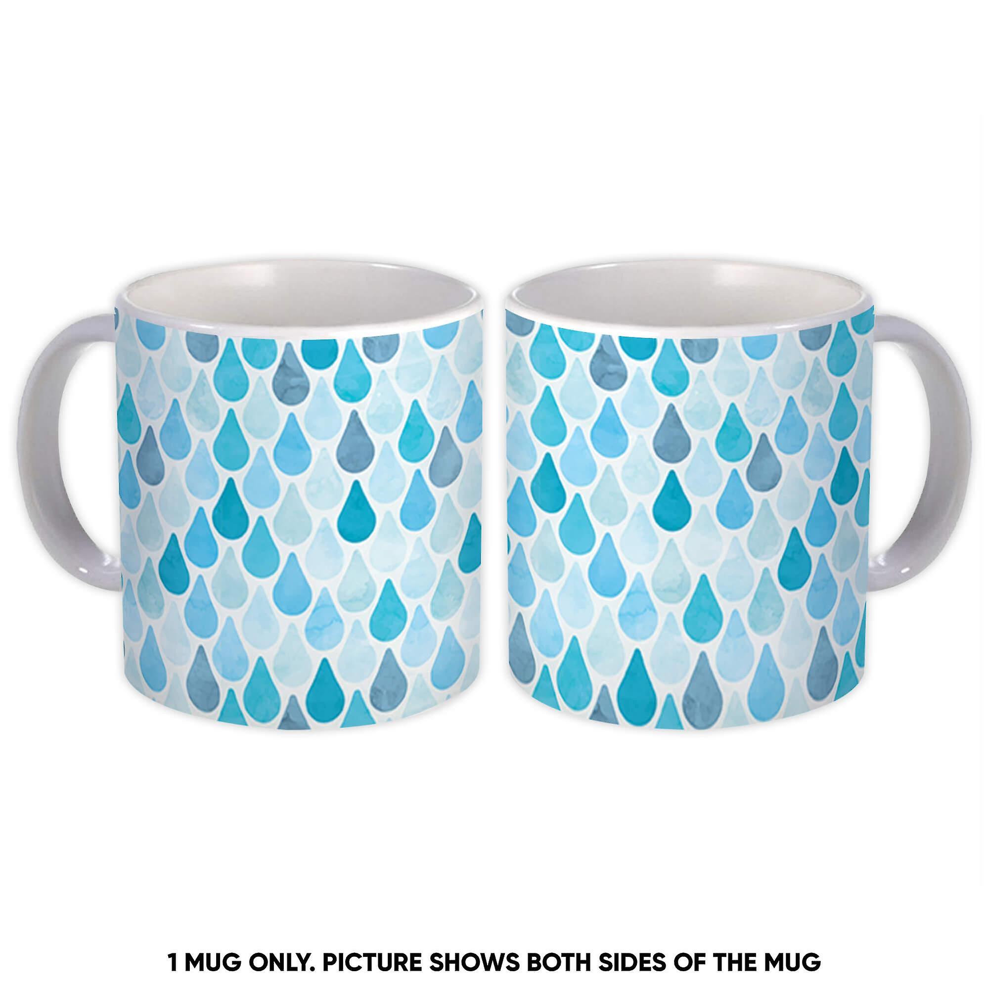 Gift Mug: Water Drops Pattern Little