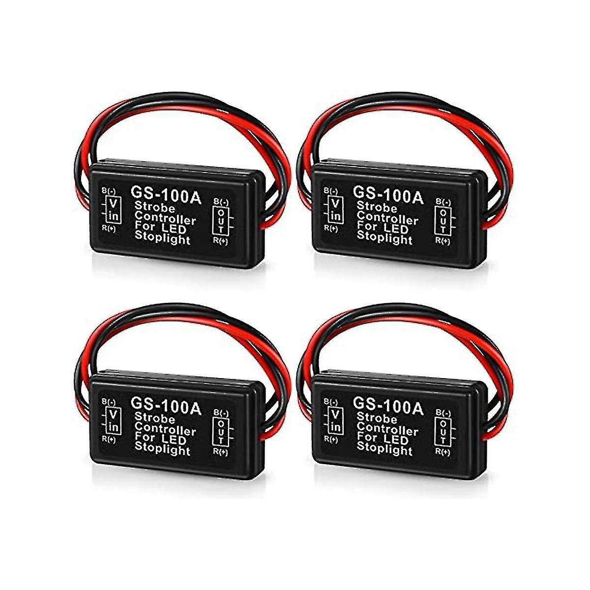 Gs-100a Brake Light Flasher Module, Dc 12-24v 2a 24w High Brake ...