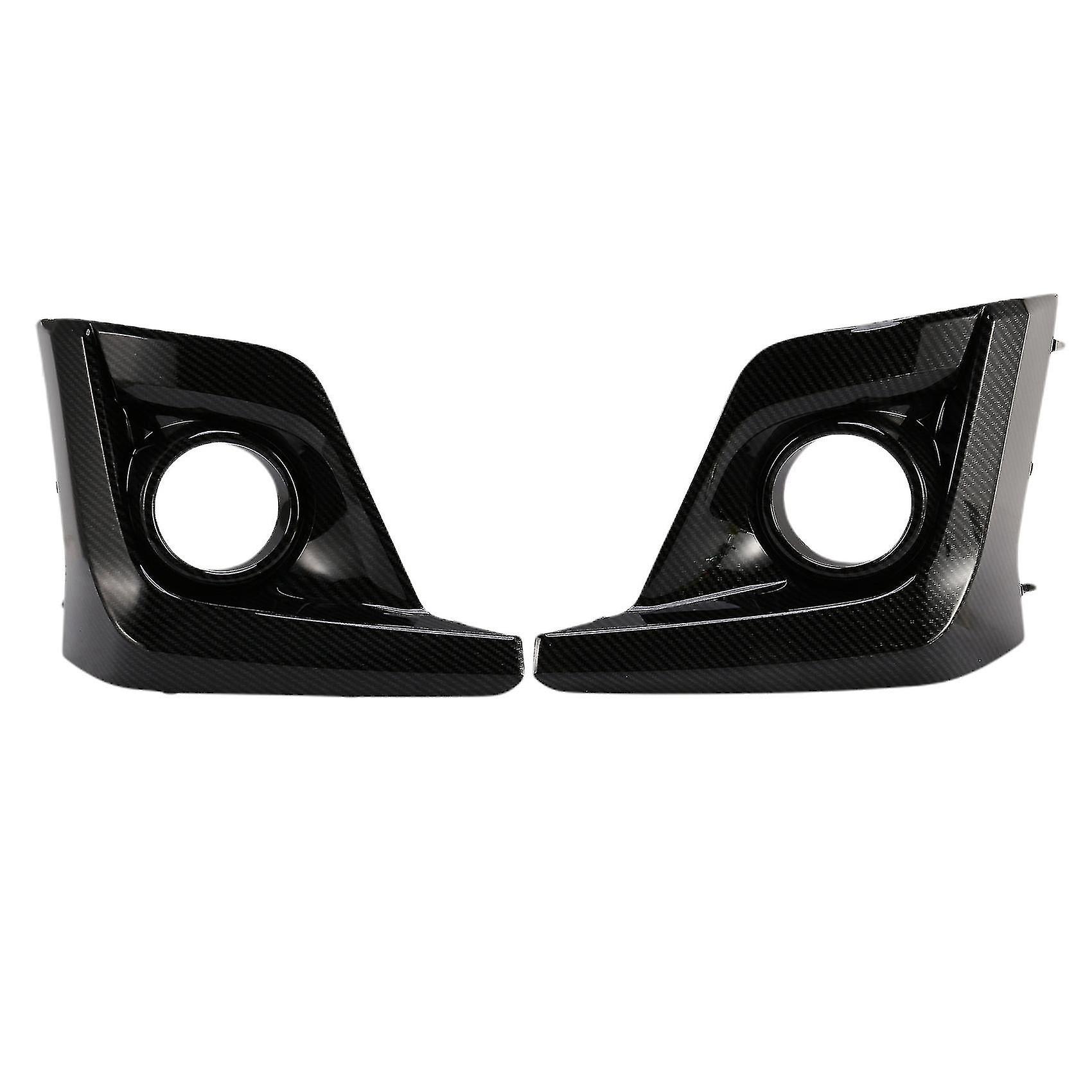 2Pcs Car Front Fog Lamp Frame Cover For Subaru Xv Crosstrek 2018-2020