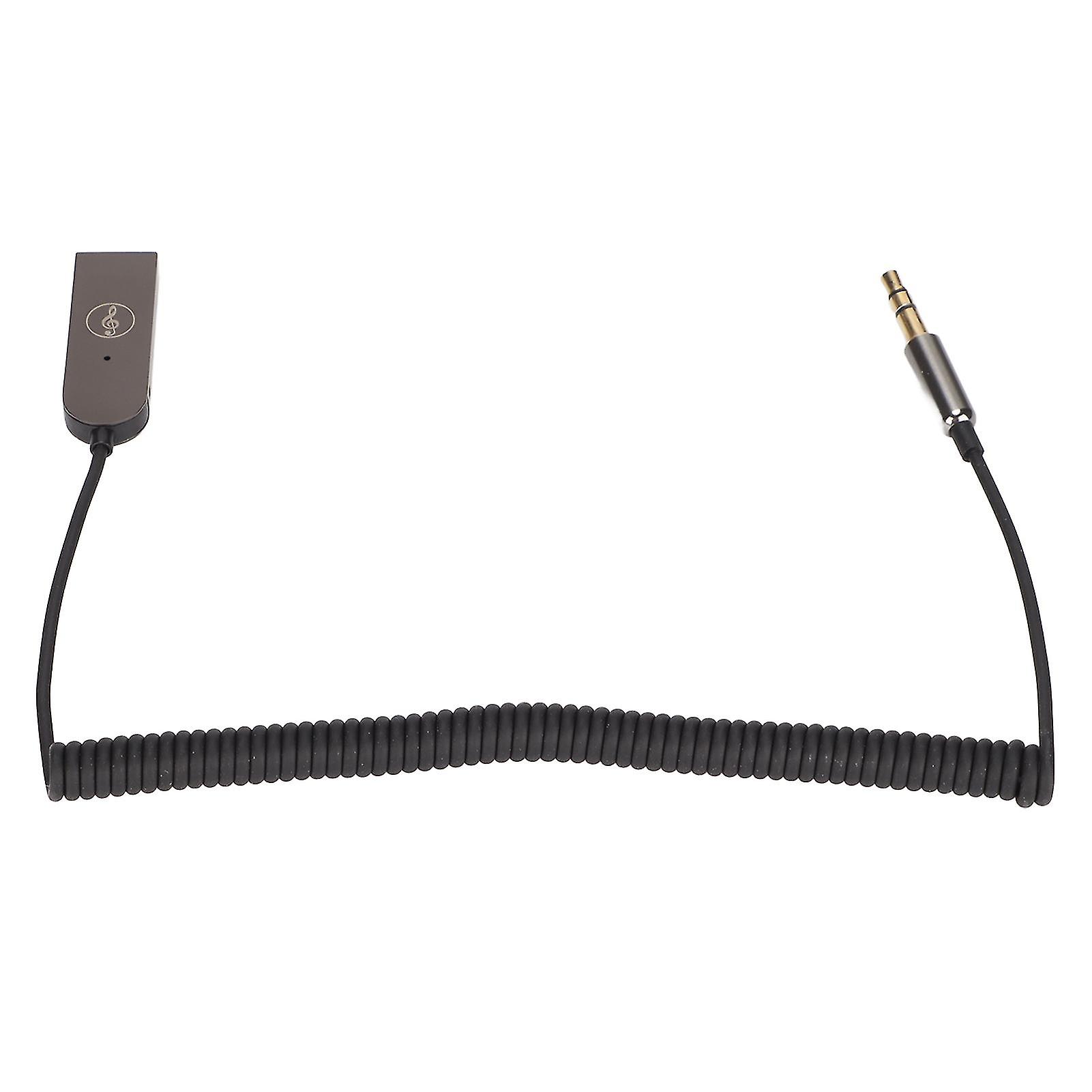 UBAY1 USB Car Bluetooth Receiver - Durable, HiFi Stereo Adapter with Built-in Microphone