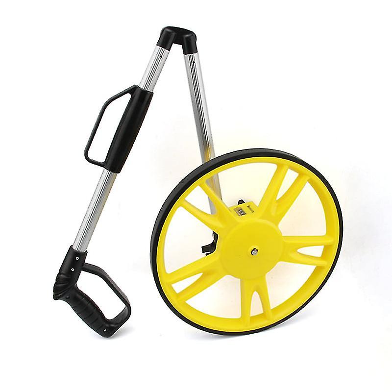 Portable 0~9999.9m Distance Measuring Wheel Hand-push Roller Type Mechanical Measuring Tools For Road Outdoor Playground