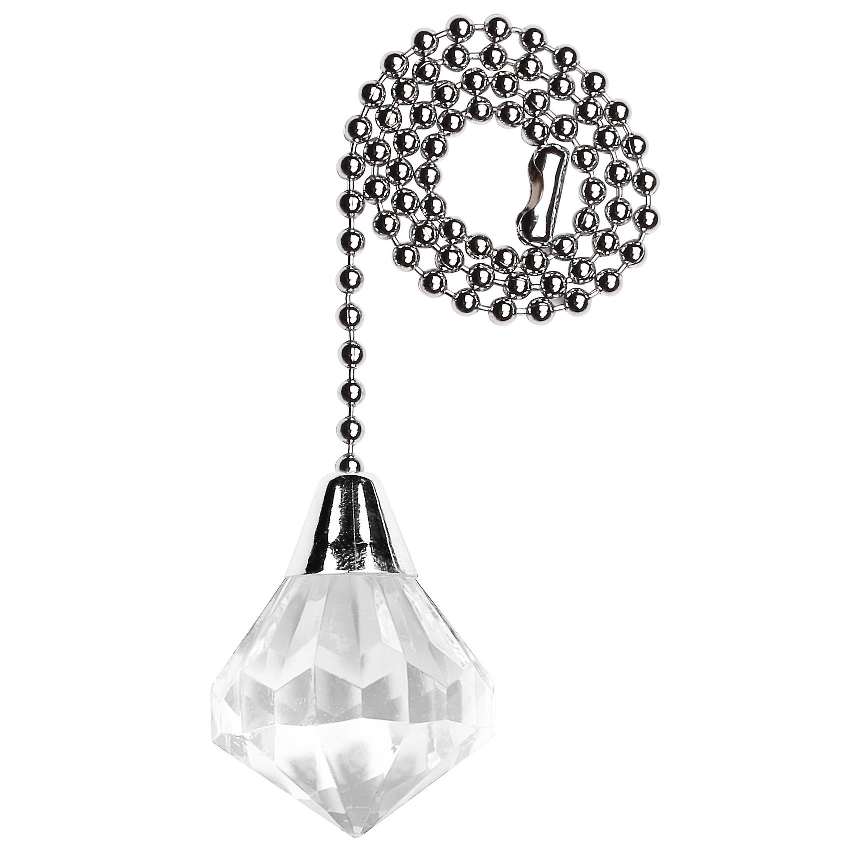 Pull Chain for Ceiling Fans Acrylic Diamond