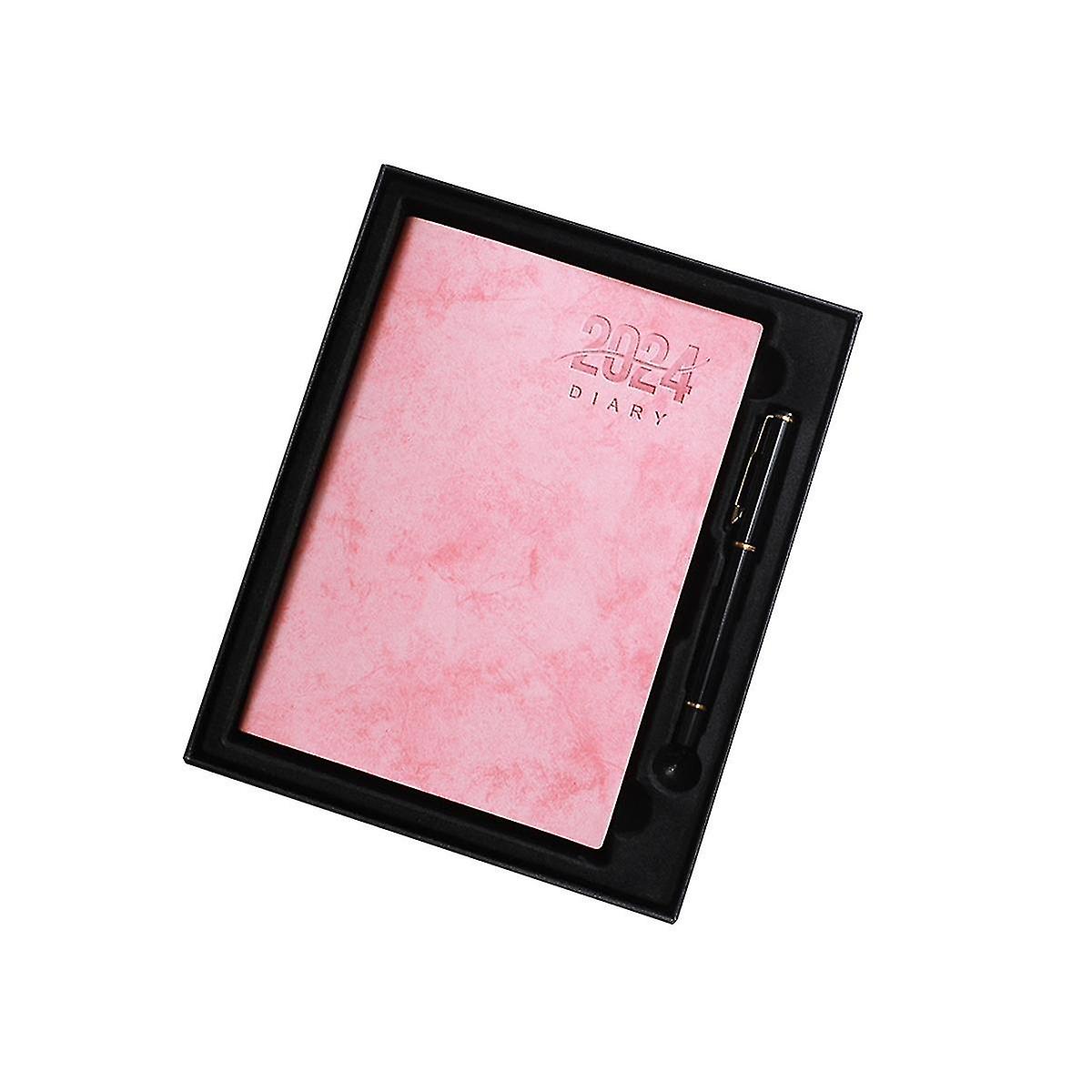 2024 A5 Week To View Diary Full Year Planner Organiser Hardback Cover With Gift Box Set For Christm