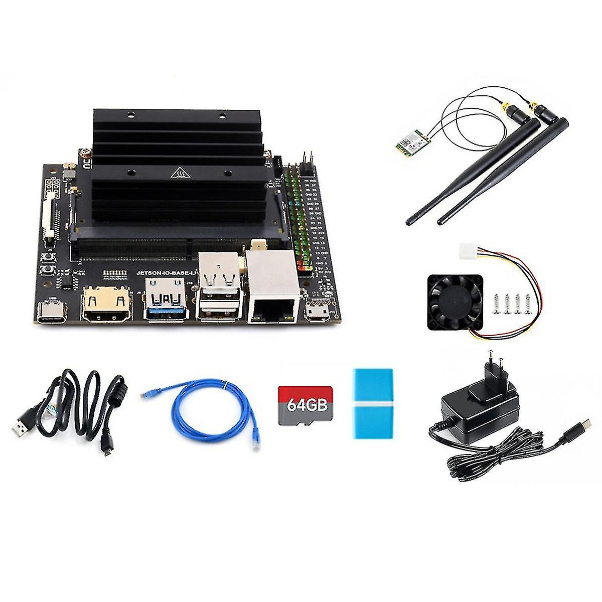 For Nano Lite Dev Kit (4g)+ Nano Module+64g Sd Card+cardreader+network Cable+fan+network Card+power