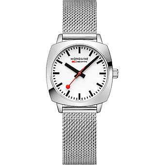 Petite cushion square Women's Watch Analog Quartz with Stainless Steel Bracelet MSL.31110.SM