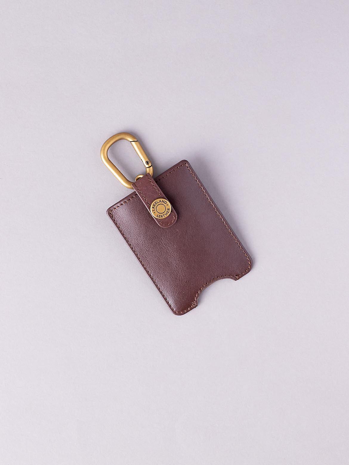 Heritage Leather Hand Gel Pouch in Brown