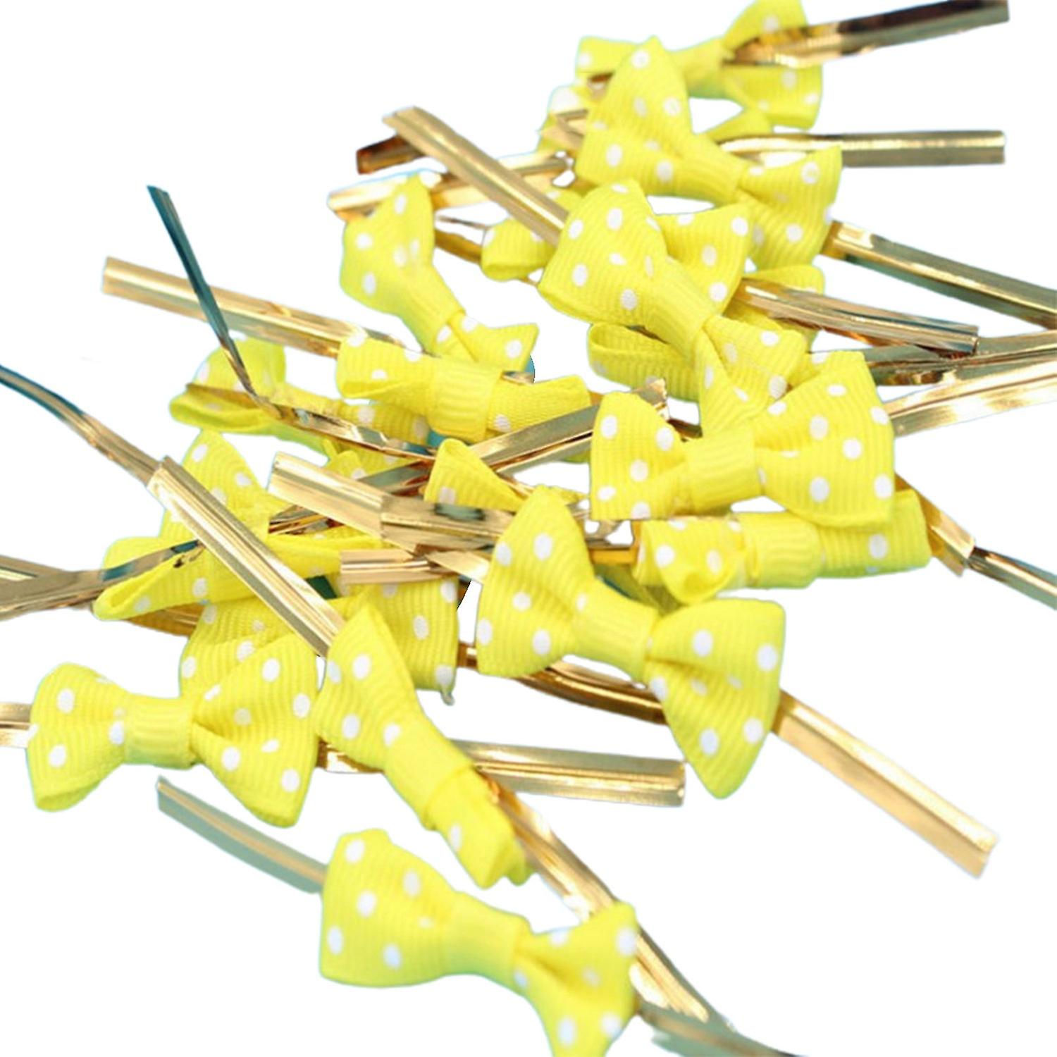 100Pcs/Set Packing Wire Flexible Bendable Gift Wrapping Bow Tie Wrapping Binding Wire for Bread Bag