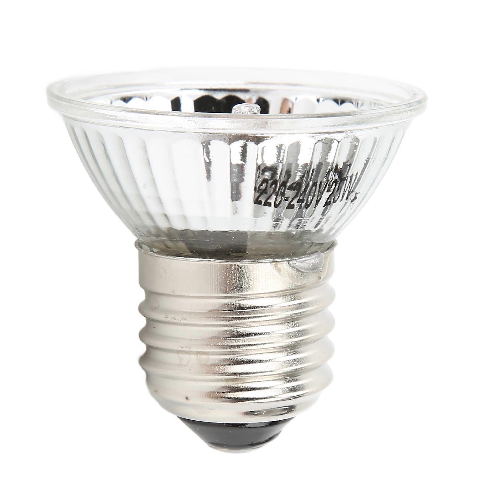 Reptile Heat Lamp UVB Full Spectrum Energy Saving Amphibian Heat Lamp 220-240V Warm Light 25W