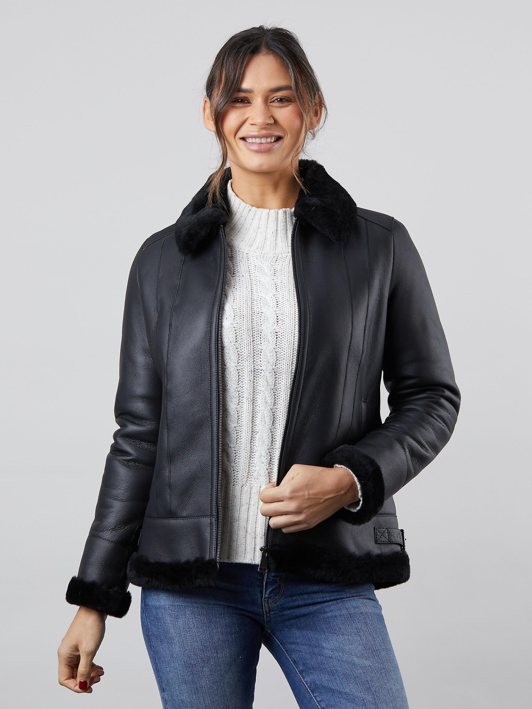 Cartmel Sheepskin Jacket in Black