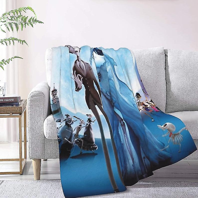 Custom Name Blanket Disney Corpse Bride Tapestry Personalized Blankets Birthday Gift Customized Diy