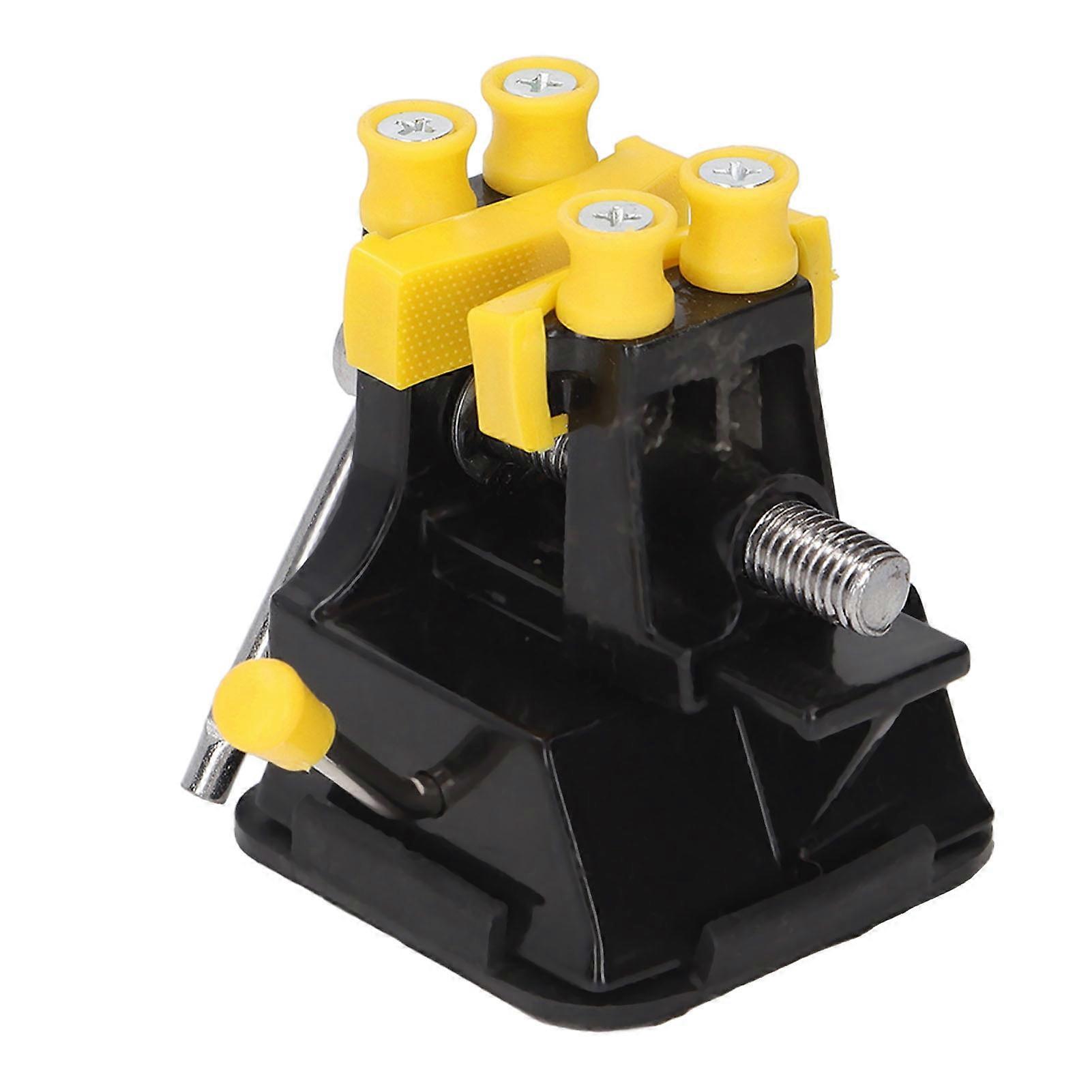 Bench Vise Suction Cup Precise Adjustment Firm Fixation Aluminum Alloy Mini Table Carving Bench Vise