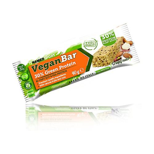 Vegan protein bar nuts 1 bar of 40g