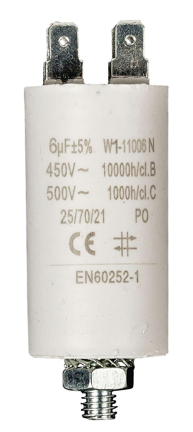 Capacitor 450V + Earth 6.0uf / 450V + Aarde