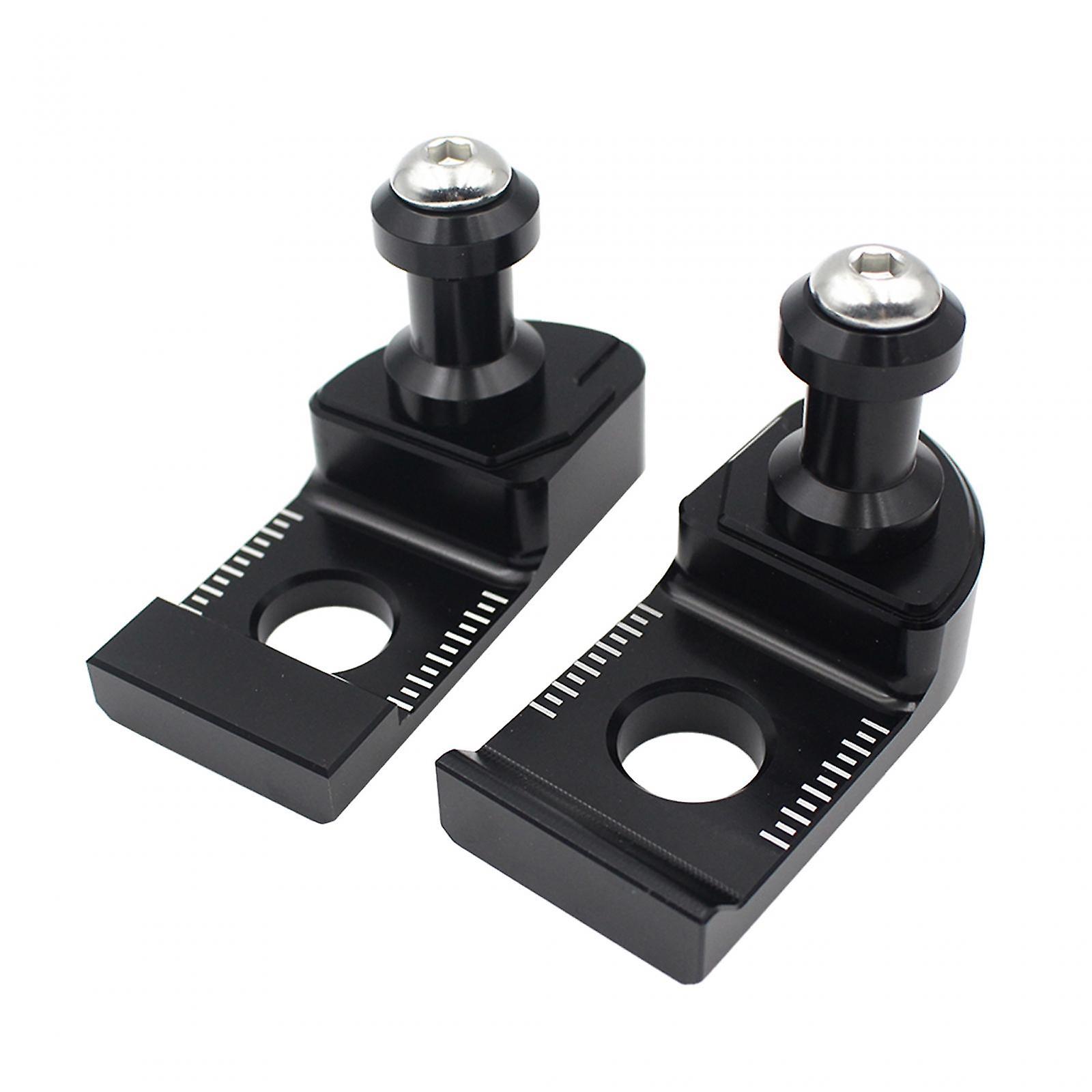 2x Chain Adjuster Block,Chain Tensioner Adjuster Accessory Black for Tenere 700 /xtz 700 2019-2023 2024 XSR900 2016-2021