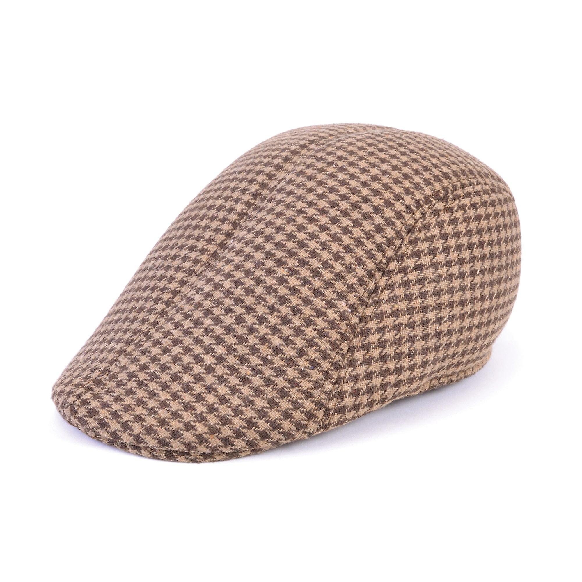 Flat Cap Tweed Brown Bh710