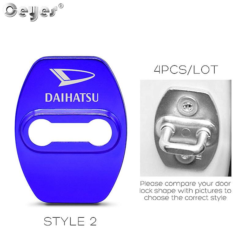 4pcs Car Accessories Protective Door Lock Covers For Daihatsu Terios Sirion Mira Materia Rocky YRV Car Styling Decoration~10468