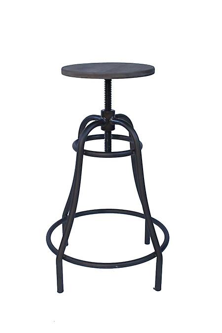 Temzon Bar Stool Rustic Industrial Stool