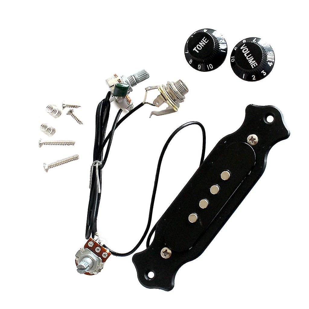 4-String Cigar Box Guitar Pickup With Volume &amp; Tone Knobs Kits