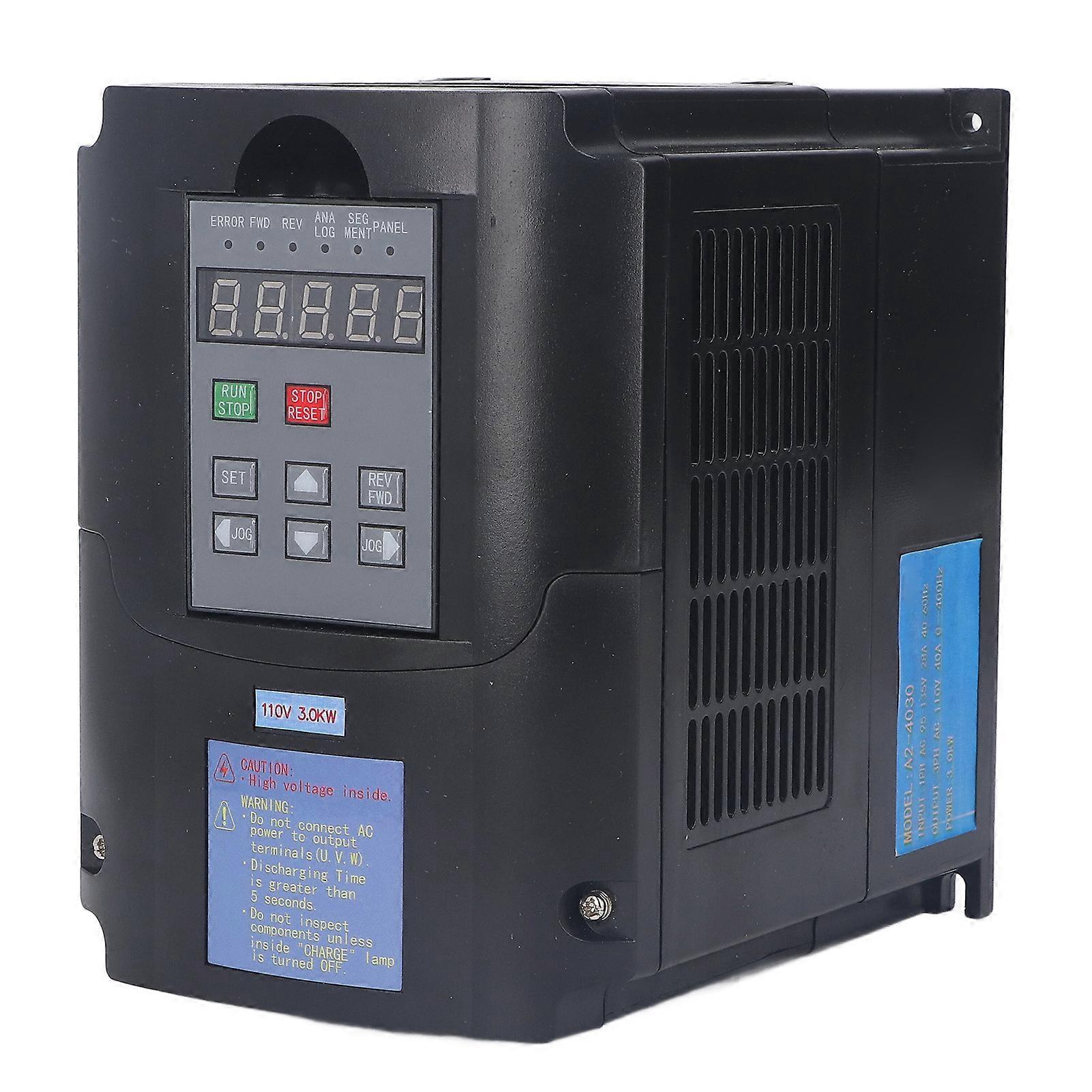 כונן תדר משתנה ממיר בקר מהירות מהפך שנאי 3kw 1 שלב Ac95135V קלט 3 שלב 110v פלט