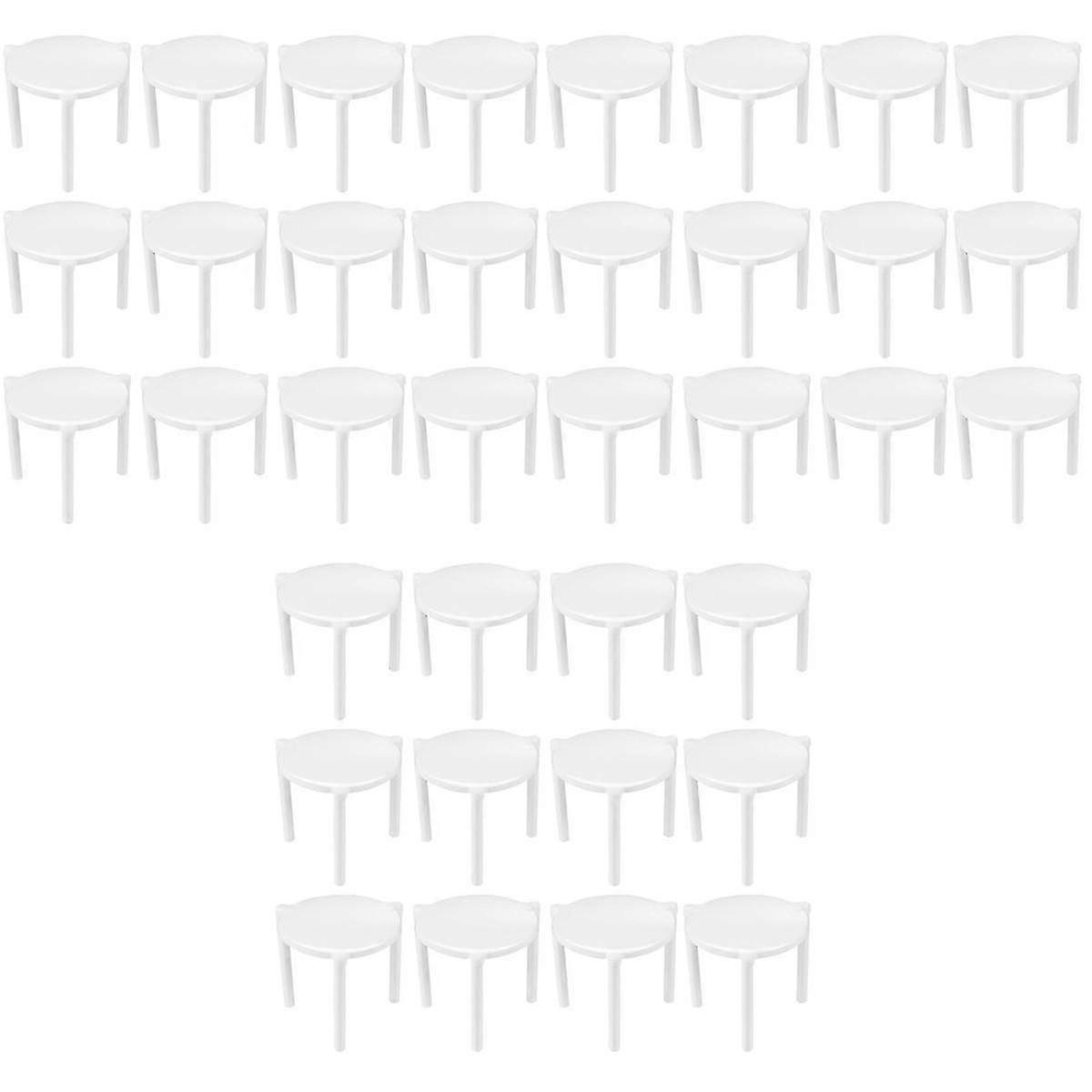 900 Pcs Pizza Saver Stand - White Plastic Tripod Stack Fixing Rack, Pizza Holder by
