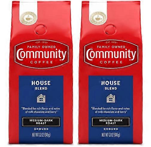 Community Coffee Ground Coffee House Blend 2 Pack