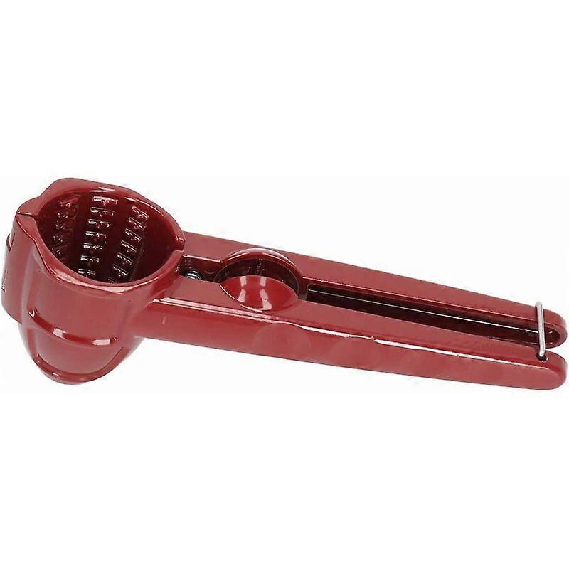 Nutcracker, Effortless Nutcracker, with Non-Slip Handles, Heavy Duty Nut Tools, Multi-Function Red Walnut Shaped Cutter Opener, for Walnuts, Hazelnut,
