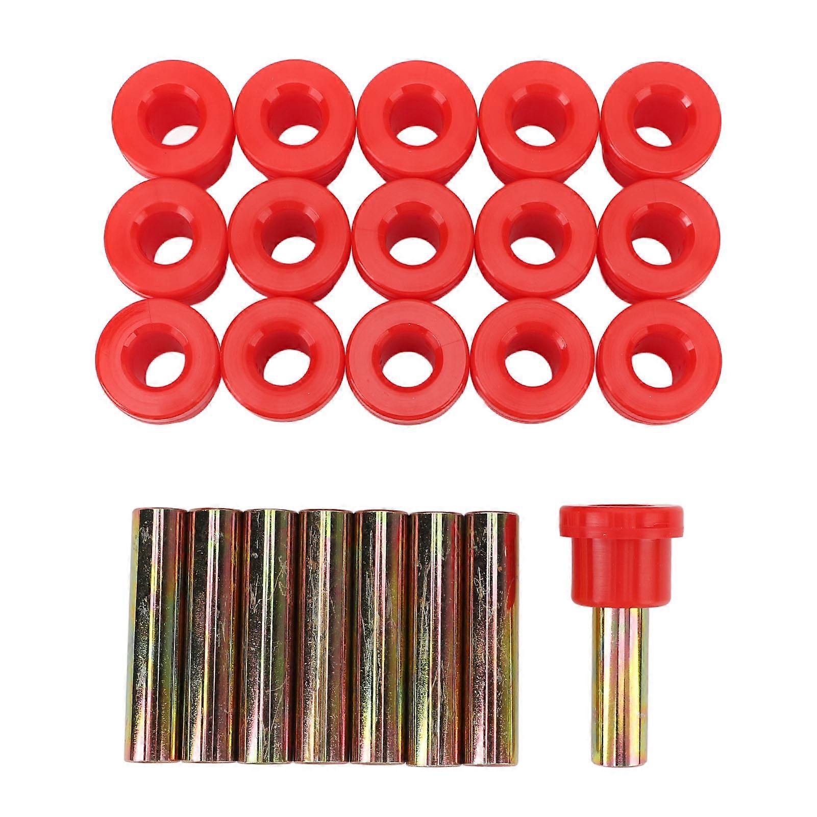 Spring Bushing Kit 1015583 Golf Cart Rear Leaf Spring Polyurethane Bushing and Sleeves Replacement for EZGO TXT Medallst 1994Up E2U711