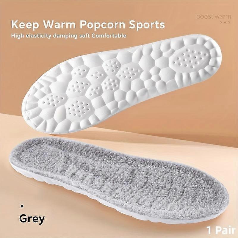 Unisex Thermal Cashmere Insoles - Cozy, Plush Padding for Cold Weather Comfort and Enhanced Foot Support