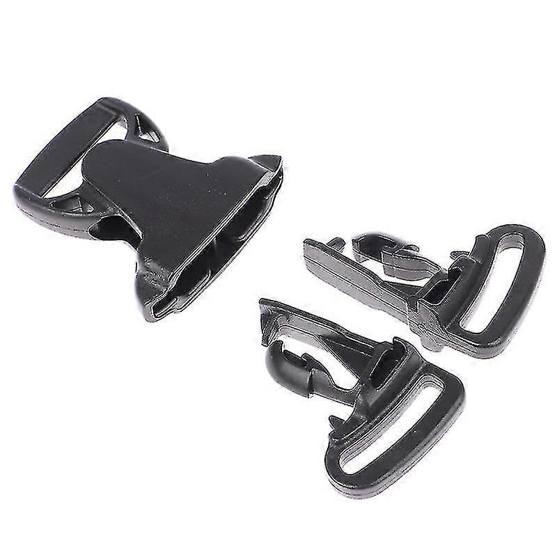 25mm 3 طريقة ثلاث نقاط مشبك سريع البلاستيك الأسود الطفل الناقل التبعي Hfmqv