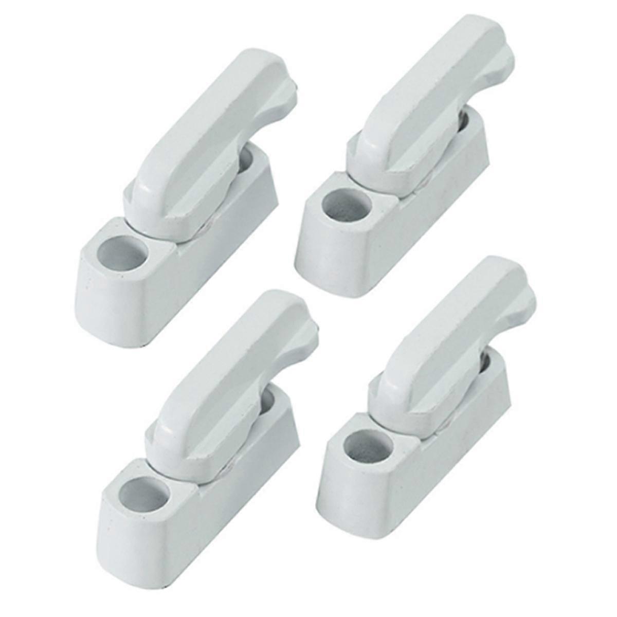 4pcs Sash Blocker Window Jammer, Door and Window Lock Anti Theft, Zinc Cast Alloy Sash Jammer Flush Lock Blocker