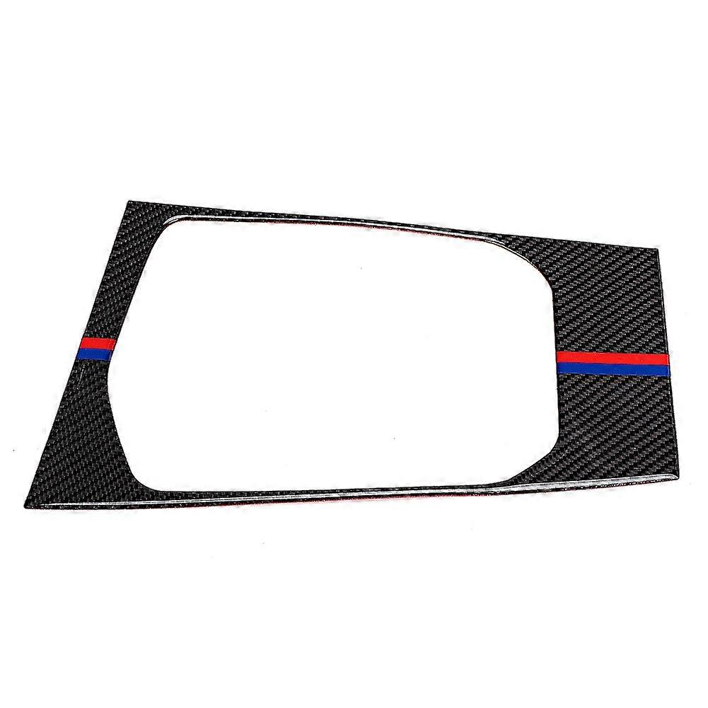 Carbon Fiber Left-Hand Drive Center Control Shift Panel Cover Trim Fit for 3 series G20 325 330 335 2019 2020