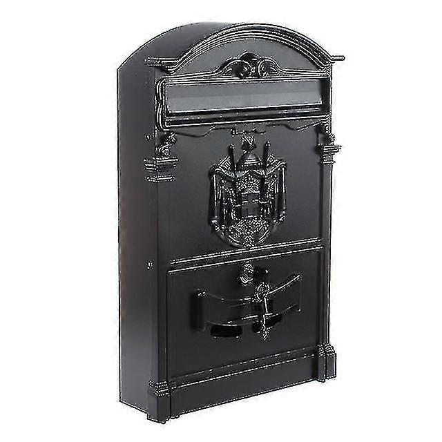 Heavy Duty Aluminum Lockable Security Mail Letter Retro Mailbox/postbox