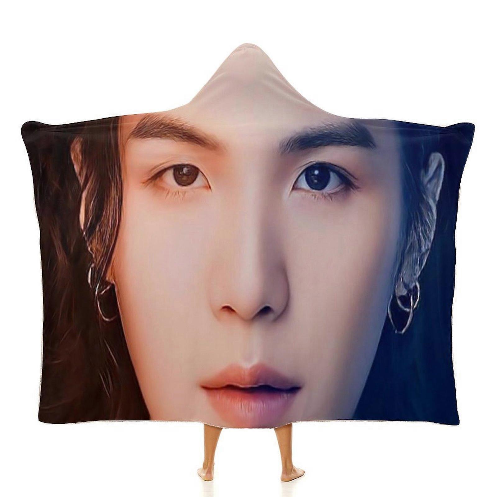 BTS SUGA (33) Blanket Wearable Cartoon Cosplay Hoodie Throw