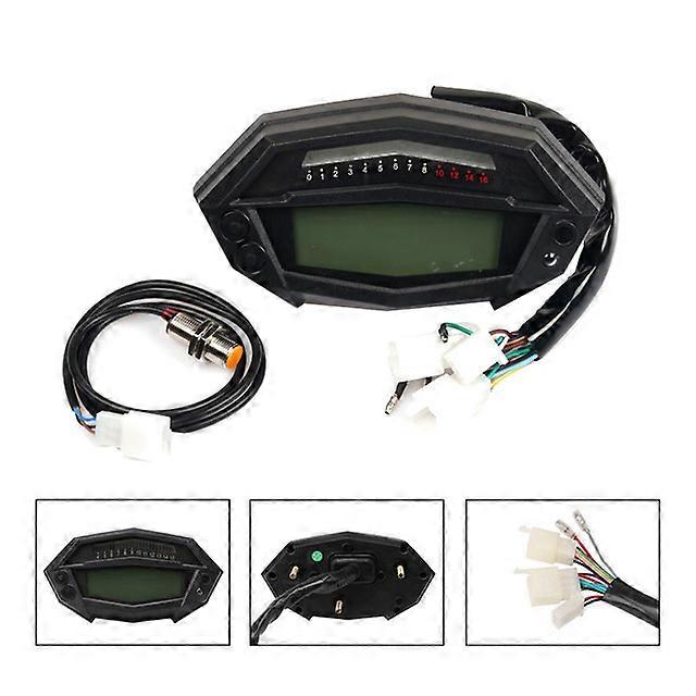 For kawasaki Z1000 tachometer hour meter odometer LCD digital  speedometer gear indicator motorcycle 7colors speedometer adjust