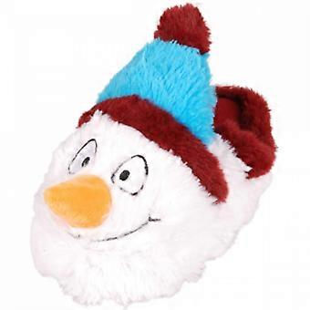 Christmas slippers plush dog toy