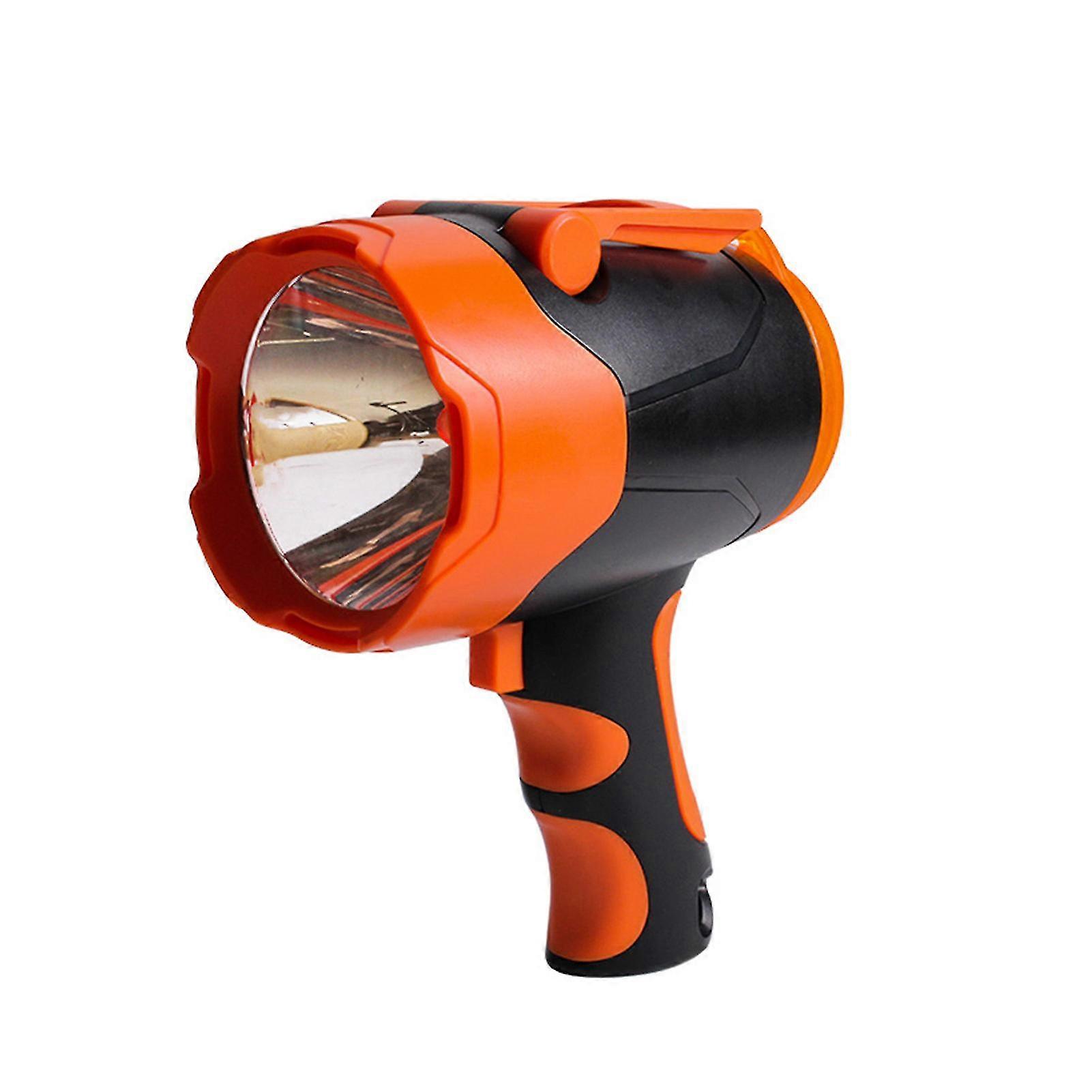 Cordless Spotlight Usb Rechargeable Led Flashlight Handheld Searchlight For Camping