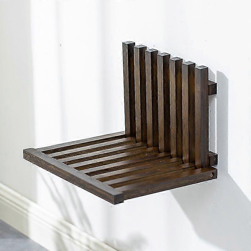Banc de douche, Chaise pliante murale, Banc de douche, Banc de douche d’intérieur en bois massif