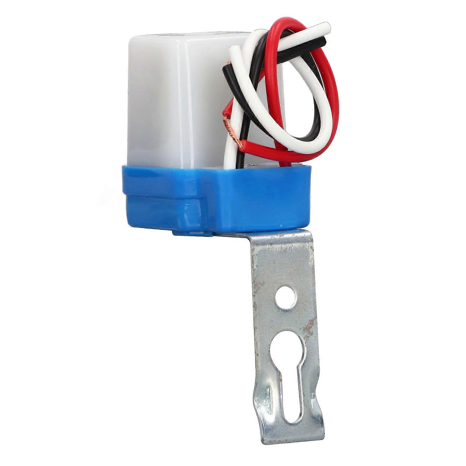 Commutateur de contrôle de capteur de lumière lampadaire contrôleur de détection anti-pluie sombre ouverture automatique AC220V 10A