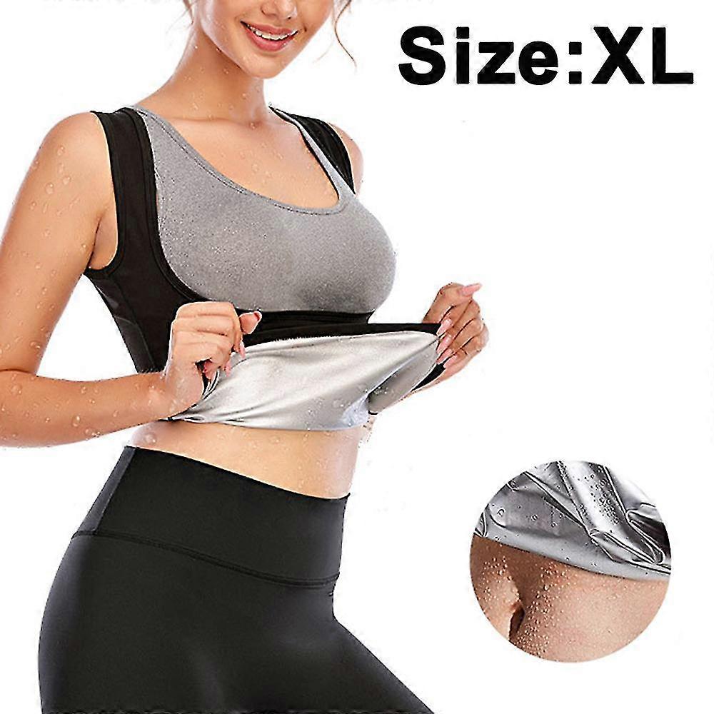 sweat vest for women tummy control, sauna vest for women slimming compression abdomen fitness sweating vest