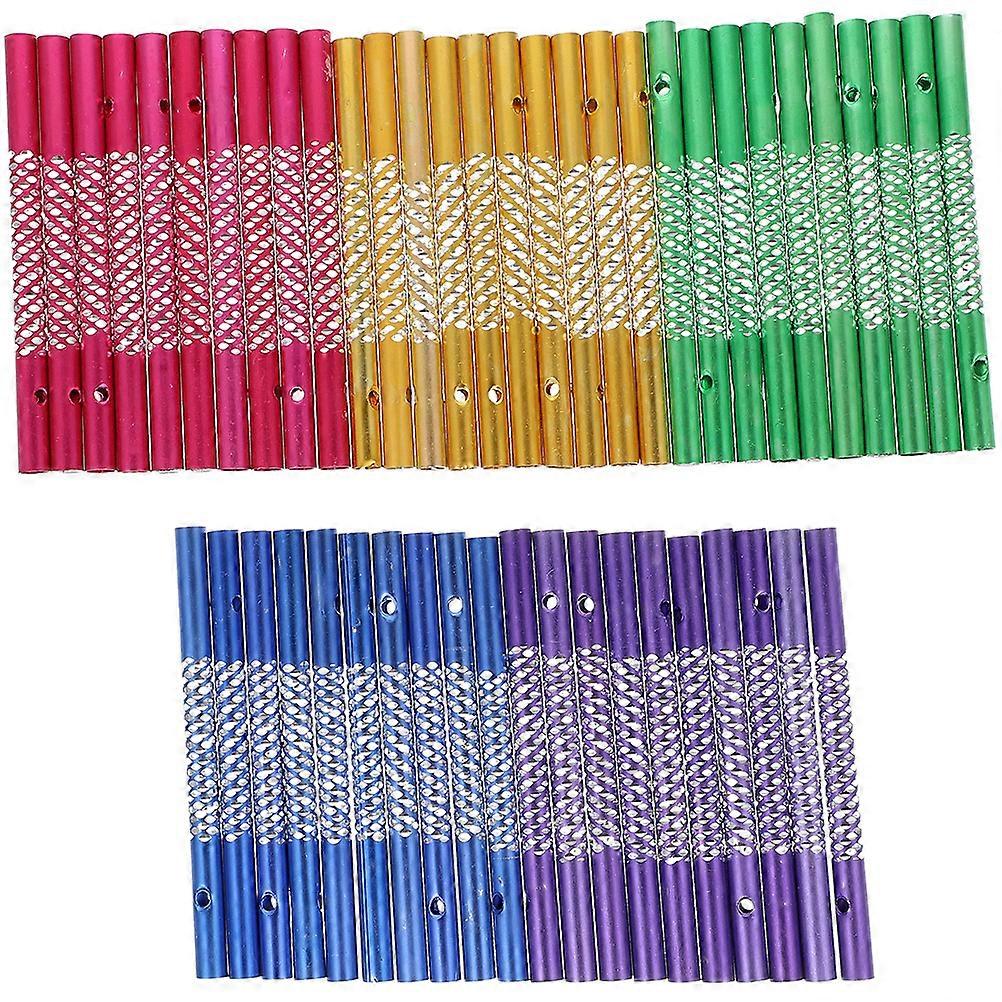 100 Pcs Pipe Tool Empty Wind Chime Tubes Garden Chimes Wind Chime Pipes Wind Chime Part