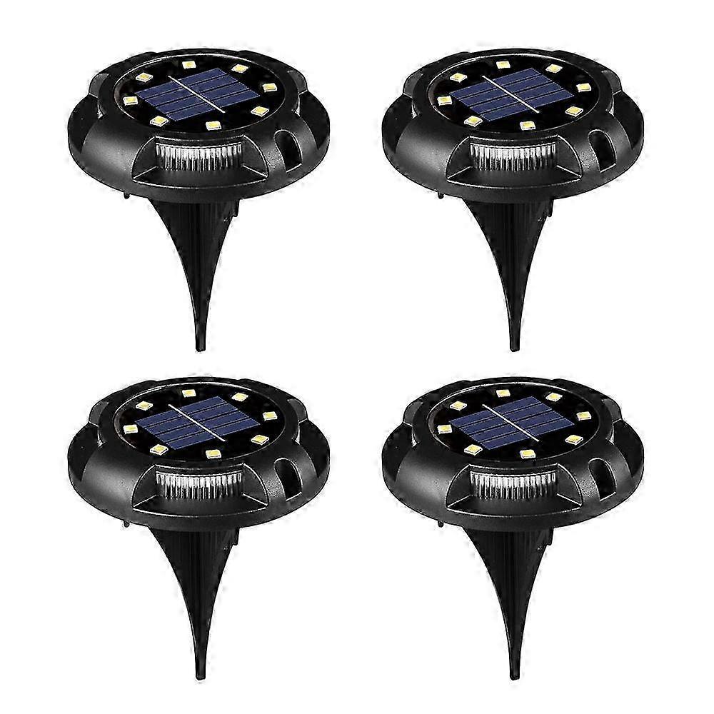 4 Pcs Solar Floor Light Panel Lights For Landscape/Garden/Patio